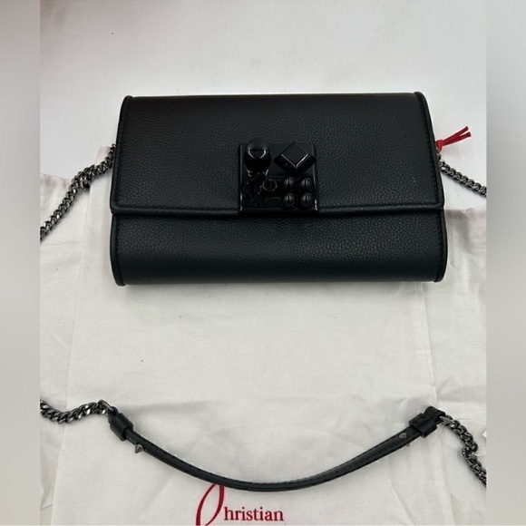 Christian Louboutin Handbags - Christian Louboutin Carasky leather clutch/shoulder bag made in Italy